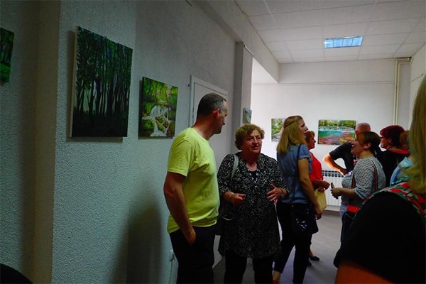 Izložba radova nastalih na prvoj likovnoj koloniji GDCK Slunj